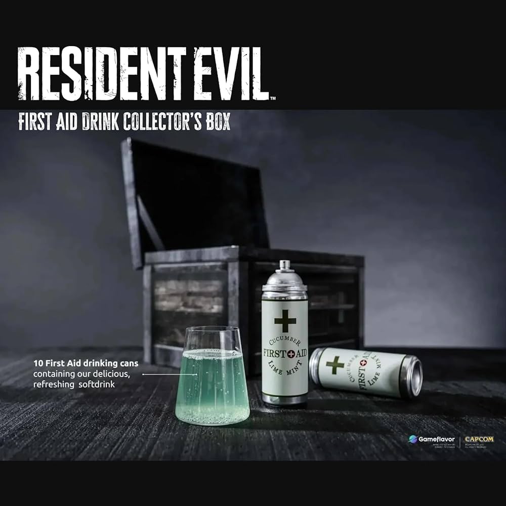 Resident Evil First Aid Drink Collector's Box - Limited